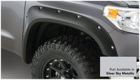 Bushwacker 16-18 Toyota Tundra Fleetside Pocket Style Flares 4pc 66.7/78.7/97.6in Bed - Silver Sky - 30918-53