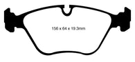EBC 10-14 BMW X5 4.4 Twin Turbo (50) Greenstuff Front Brake Pads - DP61994