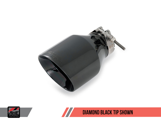 AWE Tuning VW MK7 Golf 1.8T Touring Edition Exhaust w/Diamond Black Tips (90mm) - 3015-23044