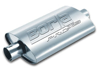 Borla Universal Pro-XS Oval 2.5in Inlet/Outlet Center/Center Notched Muffler - 400496
