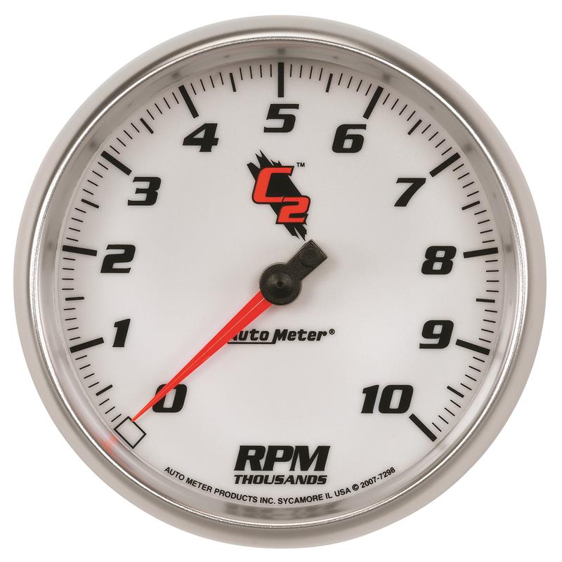 Autometer C2 5 inch 10000 RPM In-Dash Tachometer - 7298