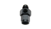 Vibrant -4AN Male to -4AN Female Union Adapter Fitting w/ 1/8in NPT Port - 16484