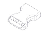 Access 1in Female End Side Squeeze Buckle - 10164