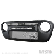 Westin 18-19 Jeep Wrangler JL HDX LED Grille - Textured Black - 34-1115