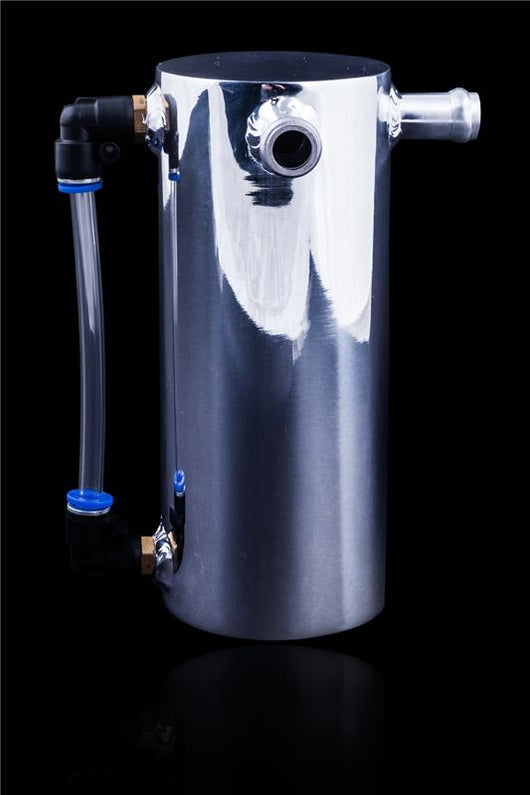 Weapon R 24 fl oz Polished Oil Catch Can w/ 15mm Inlet Ports - 826-113-115