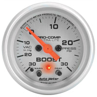 Autometer Ultra-Lite 52mm 30 PSI Electronic Boost Gauge - 4377