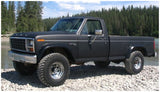 Bushwacker 80-86 Ford Bronco Cutout Style Flares 2pc - Black - 20011-11