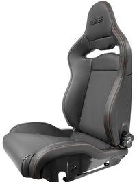 Sparco Seat SPX Special Edition Black/Grey w/ Gloss Carbon Shell - Left - 00974ZGLNRGRSX