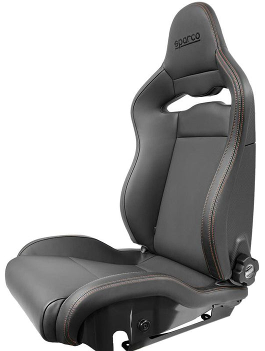 Sparco Seat SPX Special Edition Black/Red w/ Matte Carbon Shell - Right - 00974ZMTNRRSDX