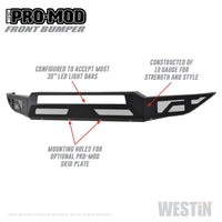 Westin 17-19 Ford F-250/350 Pro-Mod Front Bumper - 58-41175