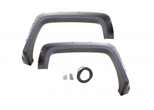 Lund 10-17 Dodge Ram 2500 RX-Rivet Style Smooth Elite Series Fender Flares - Black (2 Pc.) - RX205SB