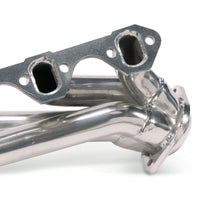 BBK 79-93 Mustang 351 Swap Shorty Unequal Length Exhaust Headers - 1-5/8 Silver Ceramic - 15110