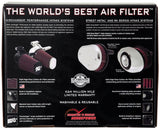K&N Street Metal Intake System - Hammer Black Large Capacity for Harley Davidson - RK-3946XB