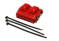 Energy Suspension Mtr Mount Clamshell Insert - Red - 3.1152R