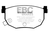 EBC 99-01 Hyundai Elantra 2.0 Redstuff Rear Brake Pads - DP3528C