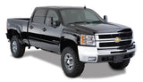 Bushwacker 07-13 Chevy Silverado 1500 Fleetside Cutout Style Flares 4pc 69.3in Bed - Black - 40950-02
