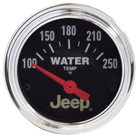 Autometer Jeep 52mm 100-250 Deg F Short Sweep Electronic Water Temperature Gauge - 880241