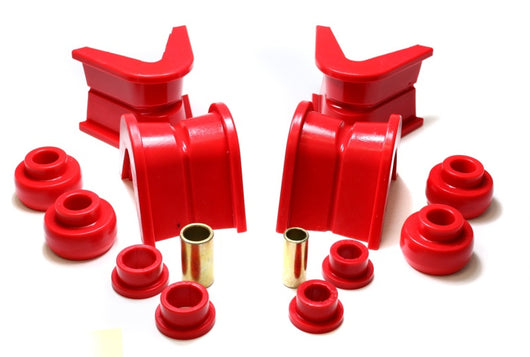 Energy Suspension 76-77 Ford Bronco/66-72 F-100/F-150 Red 7 Deg Offset Complete 14 Pc C-Bushing Set - 4.7106R