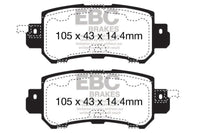 EBC 12+ Mazda CX-5 2 Yellowstuff Rear Brake Pads - DP42135R