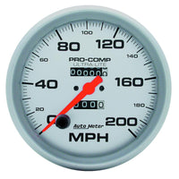 Autometer Ultra-Lite 5 inch 200 MPH Mechanical In Dash Speedometer - 4496