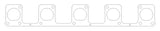 Cometic 04-05 Dodge Viper .030 inch MSL Gen III Exhaust Gasket - C5865-030