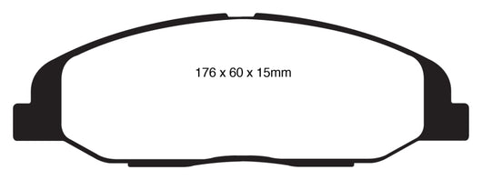 EBC 08-13 Cadillac CTS 3.0 Greenstuff Front Brake Pads - DP21827