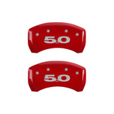 MGP Rear set 2 Caliper Covers Engraved Rear 50 Yellow finish black ch - 10010RM50YL