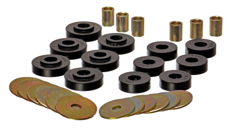 Energy Suspension GM Corvette Black Body Mount Set - 3.4102G