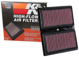 K&N 15-17 Audi A1 L3-1.0L F/l - Replacement Drop In Air Filter - 33-3037