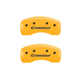 MGP 4 Caliper Covers Engraved Front Honda Rear Crosstour Yellow Finish Blk Char 11 Honda Crosstour - 20211SCSTYL