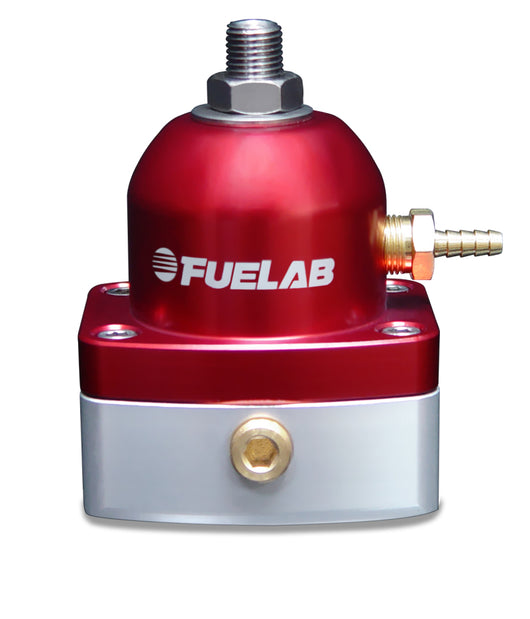 Fuelab 515 Carb Adjustable FPR 4-12 PSI (2) -6AN In (1) -6AN Return - Red - 51504-2