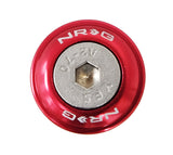 NRG Fender Washer Kit w/Rivets For Plastic (Red) - Set of 10 - FW-100RD