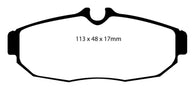 EBC 05-10 Ford Mustang 4.0 Bluestuff Rear Brake Pads - DP51741NDX