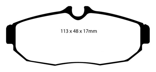 EBC 05-10 Ford Mustang 4.0 Bluestuff Rear Brake Pads - DP51741NDX