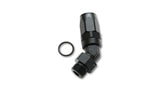 Vibrant Male -8AN 45 Degree Hose End Fitting - 7/8-14 Thread (10) - 24406