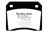 EBC 67-74 Ac 428 7.0 Yellowstuff Rear Brake Pads - DP4101R