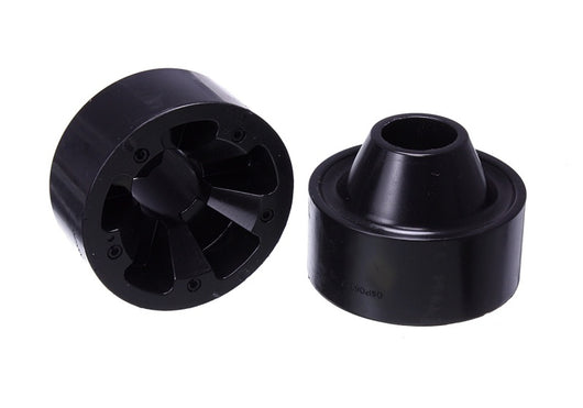 Energy Suspension 07-17 Jeep Wrangler (JK) Black Rear Coil Spring Spacer 1-3/4in Lift Set - 2.6112G
