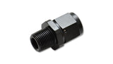 Vibrant -6AN to 1/4in NPT Female Swivel Straight Adapter Fitting - 11369