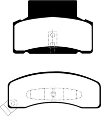EBC 92-99 Chevrolet C30 DRW Ultimax2 Front Brake Pads - UD459
