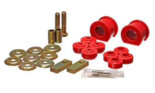 Energy Suspension Chrysler RWD F/J/M Body Red 1-1/8in Front Sway Bar Bushings - 5.5111R