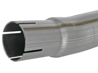 aFe Twisted Steel 2in Stainless Steel Loop Delete Down-Pipe 2018+ Jeep Wrangler (JL) V6 3.6L - 48-48024
