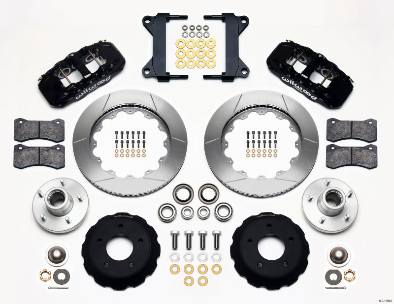 Wilwood AERO6 Front Hub Kit 14.00 Chevy C-10 60-87 CPP Drop Spindle - 140-13692
