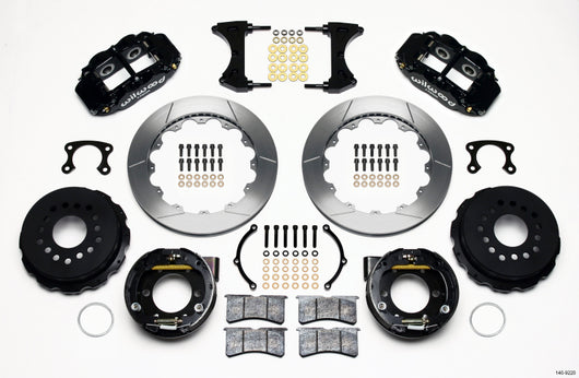 Wilwood Narrow Superlite 4R Rear P-Brk Kit 12.88in Small Ford 2.50in Offset - 140-9220