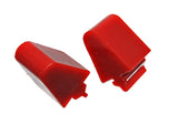 Energy Suspension GM Style Pull Thru Red Bump Stop Set - 9.9165R