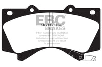 EBC 08+ Lexus LX570 5.7 Greenstuff Front Brake Pads - DP61815