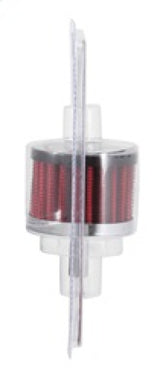 K&N Steel Base Crankcase Vent Filter 0.375in Vent OD x 2in OD x 1.5in Height - 62-1000