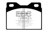 EBC 76-85 Porsche 924 2.0 Redstuff Front Brake Pads - DP3220C