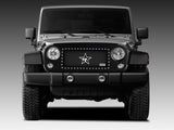 RBP NDX Series All Black Grille 07-17 Jeep Wrangler - RBP-261483NDX-1