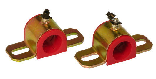 Prothane Universal Greasable Sway Bar Bushings - 25MM - Type A Bracket - Red - 19-1168