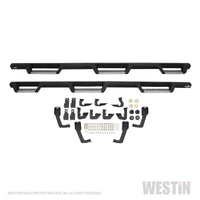 Westin/HDX 07-18 Chevrolet Silverado 2500 6.5ft Drop Wheel to Wheel Nerf Step Bars - Textured Black - 56-5345752